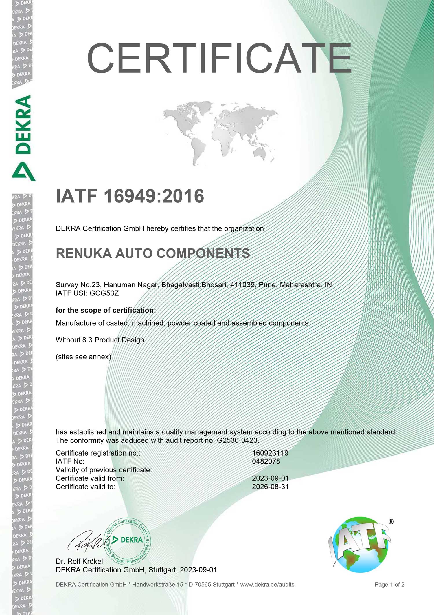 certificates