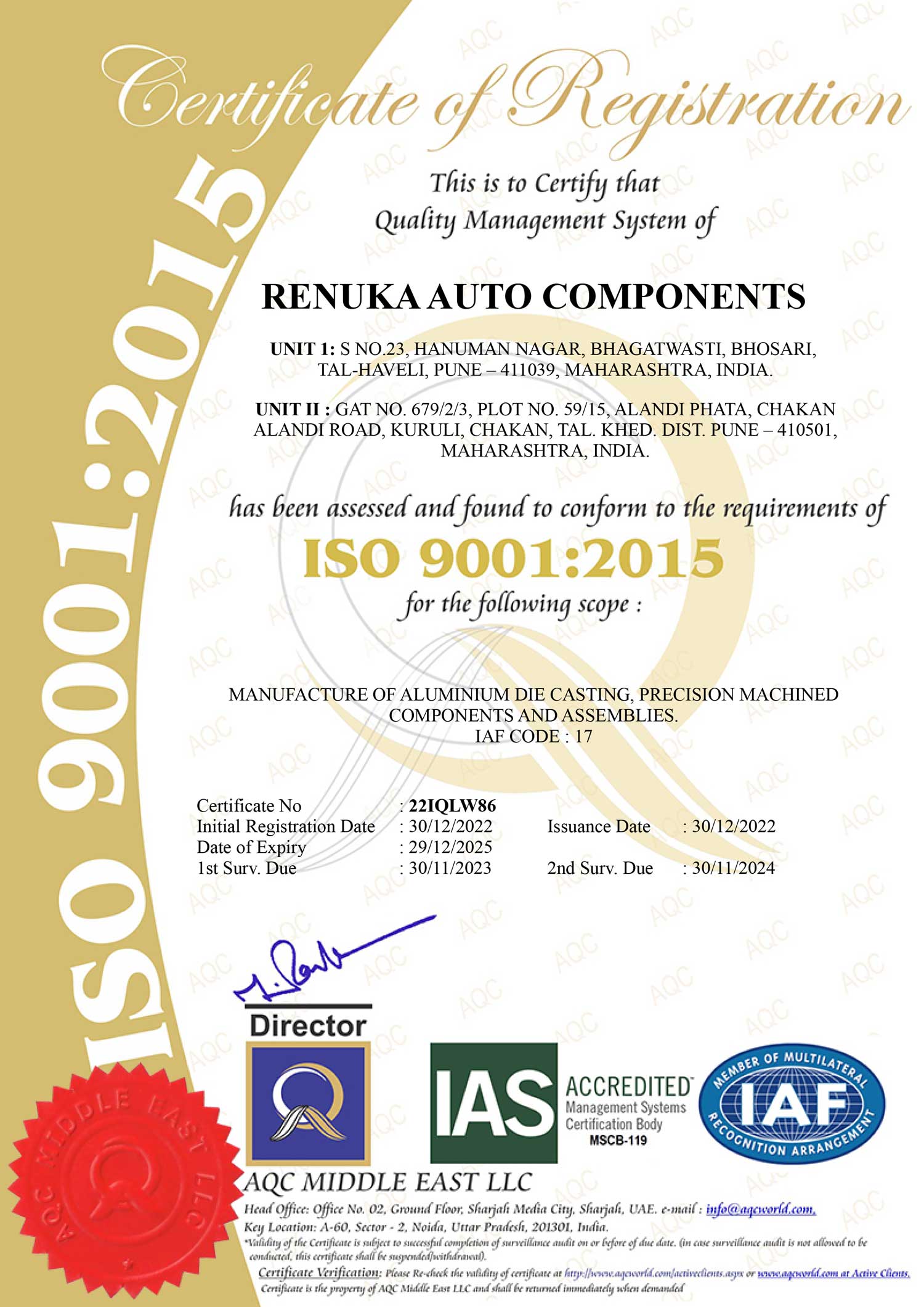 certificates